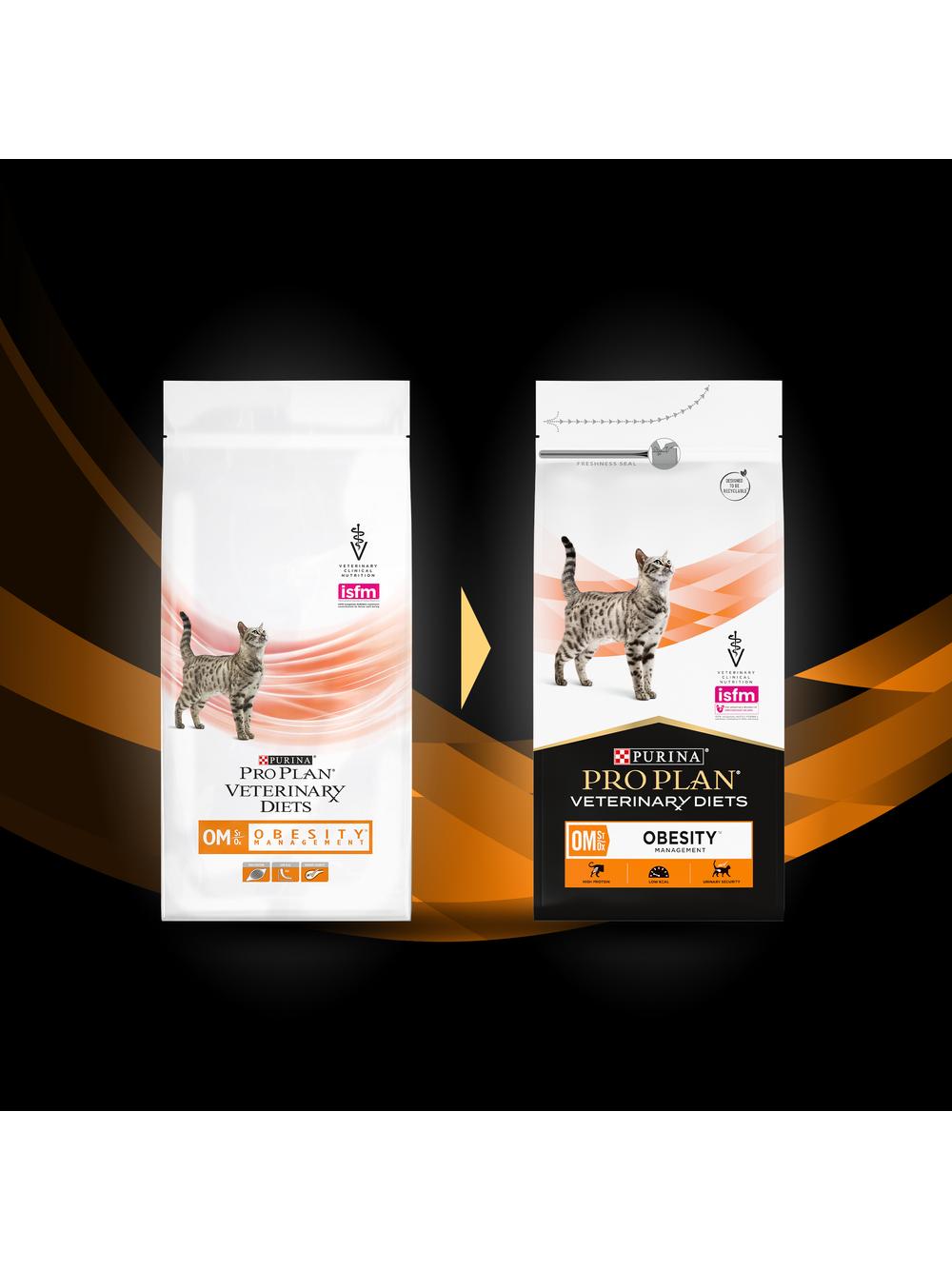 PRO PLAN Veterinary Diets OM St/Ox Obesity Management Karma sucha dla kota 5kg//Opakowanie uszkodzone (6611,8862) !!!