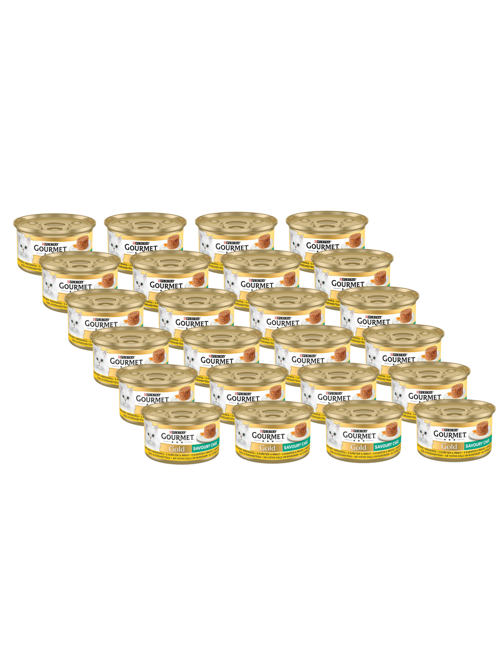 Purina Gourmet Gold Savoury Cake z kurczakiem i marchewką 24x85g