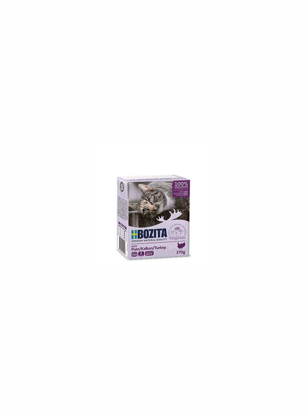 BOZITA Cat Kawałki Indyka W Galaretce 24x370g
