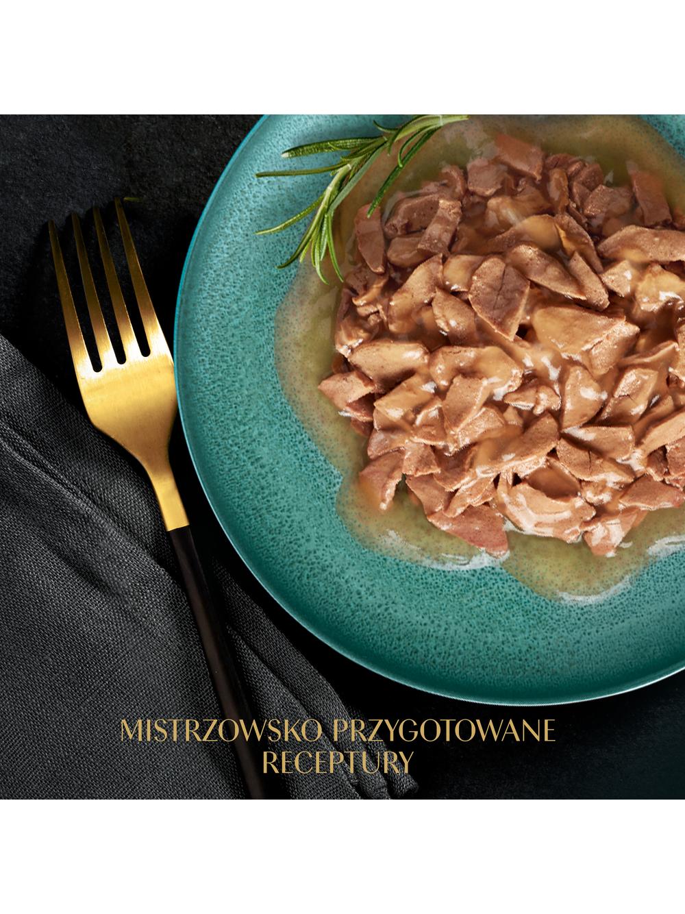 SHEBA Sauce Collection Rybne Smaki saszetki 40x85 g – mokra karma pełnoporcjowa dla dorosłych kotów, w sosie