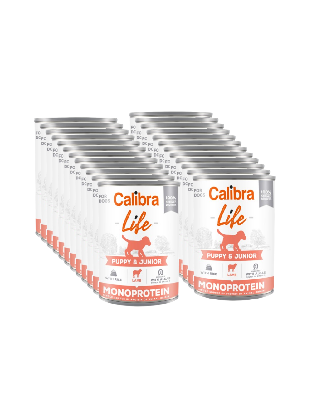CALIBRA Dog Life Puppy & Junior Lamb with rice 24x400g