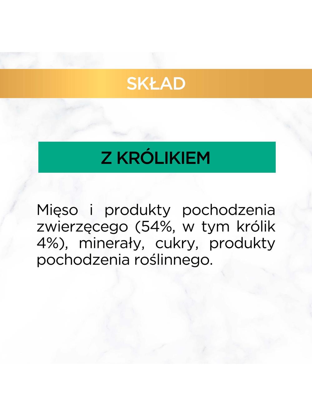 Purina Gourmet Gold pasztet z królikiem 72x85g