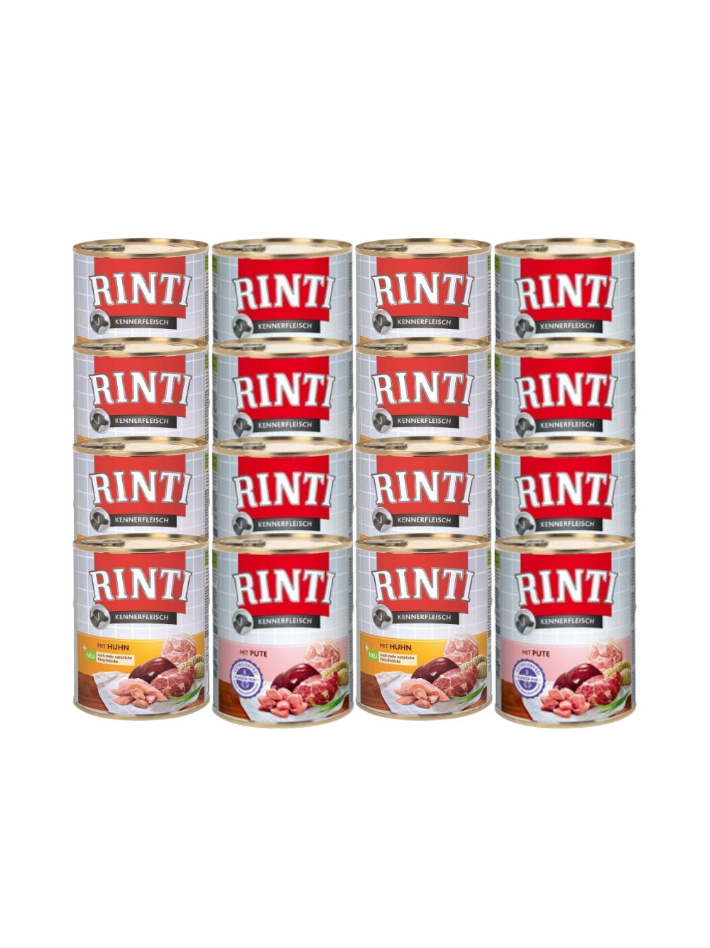 Rinti Kennerfleisch karma mokra dla psa Mix Smaków 12x800g