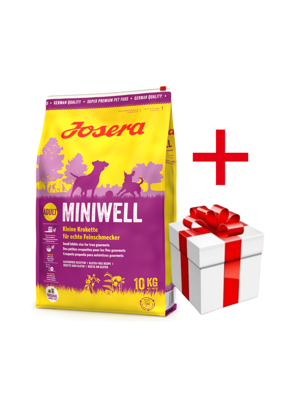 JOSERA Miniwell 10kg + niespodzianka dla psa GRATIS!