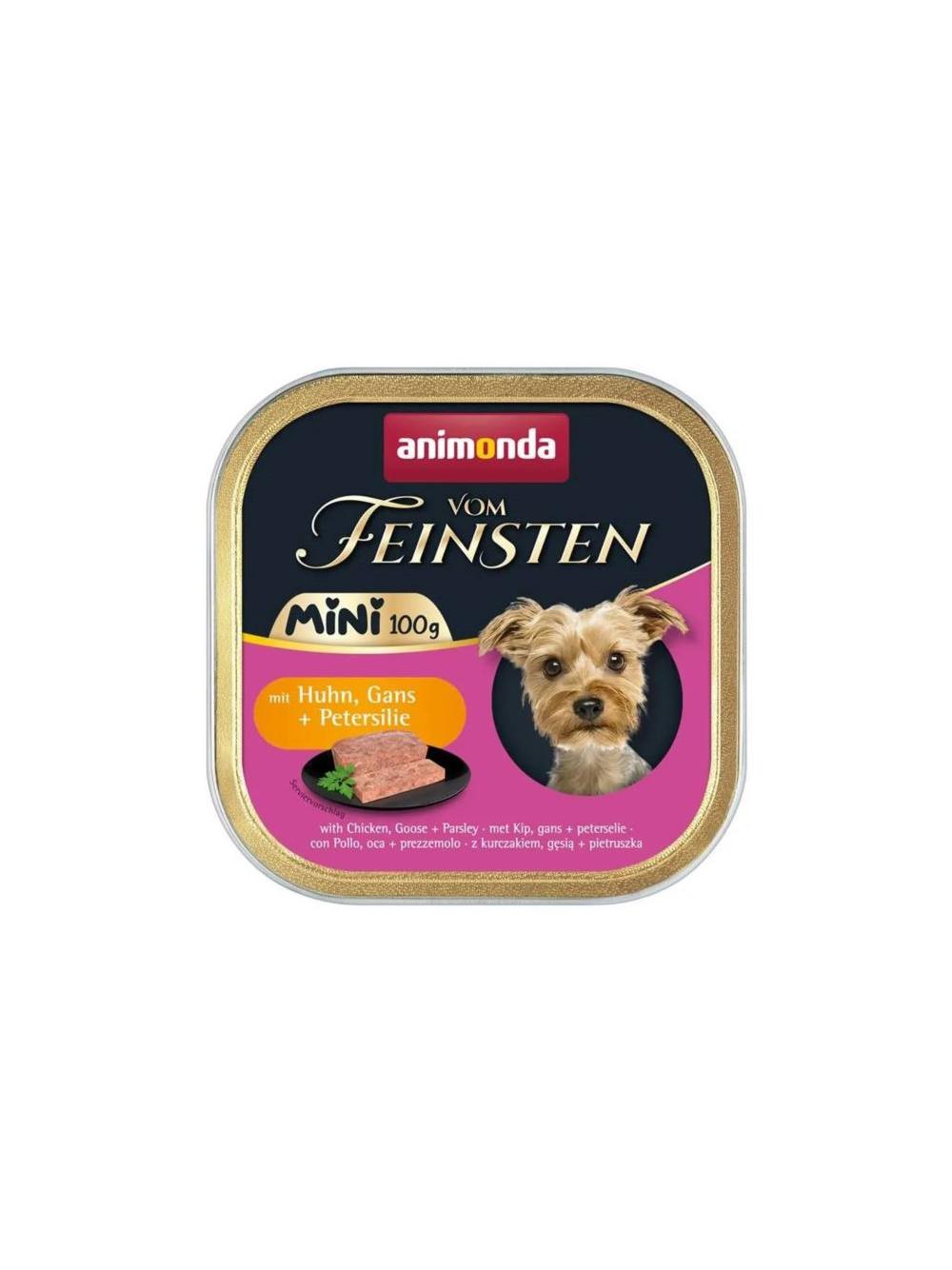ANIMONDA Vom Feinsten mini adult  kurczak/gęś/pietruszka 100g