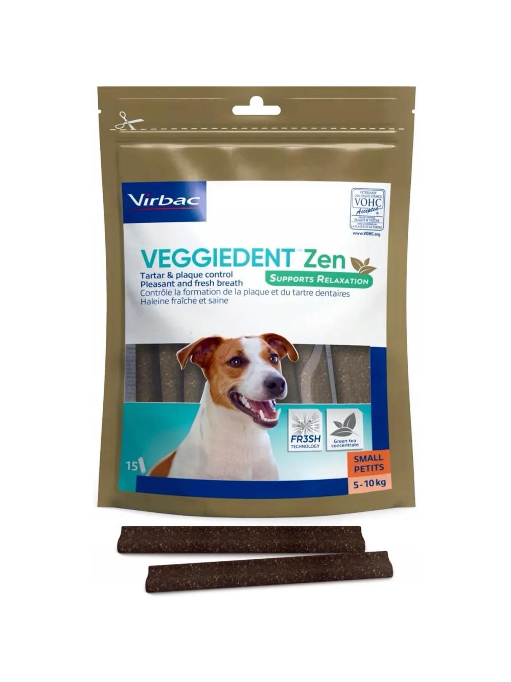Virbac Veggiedent Zen Fresh Gryzak S (5-10kg) 15sztuk