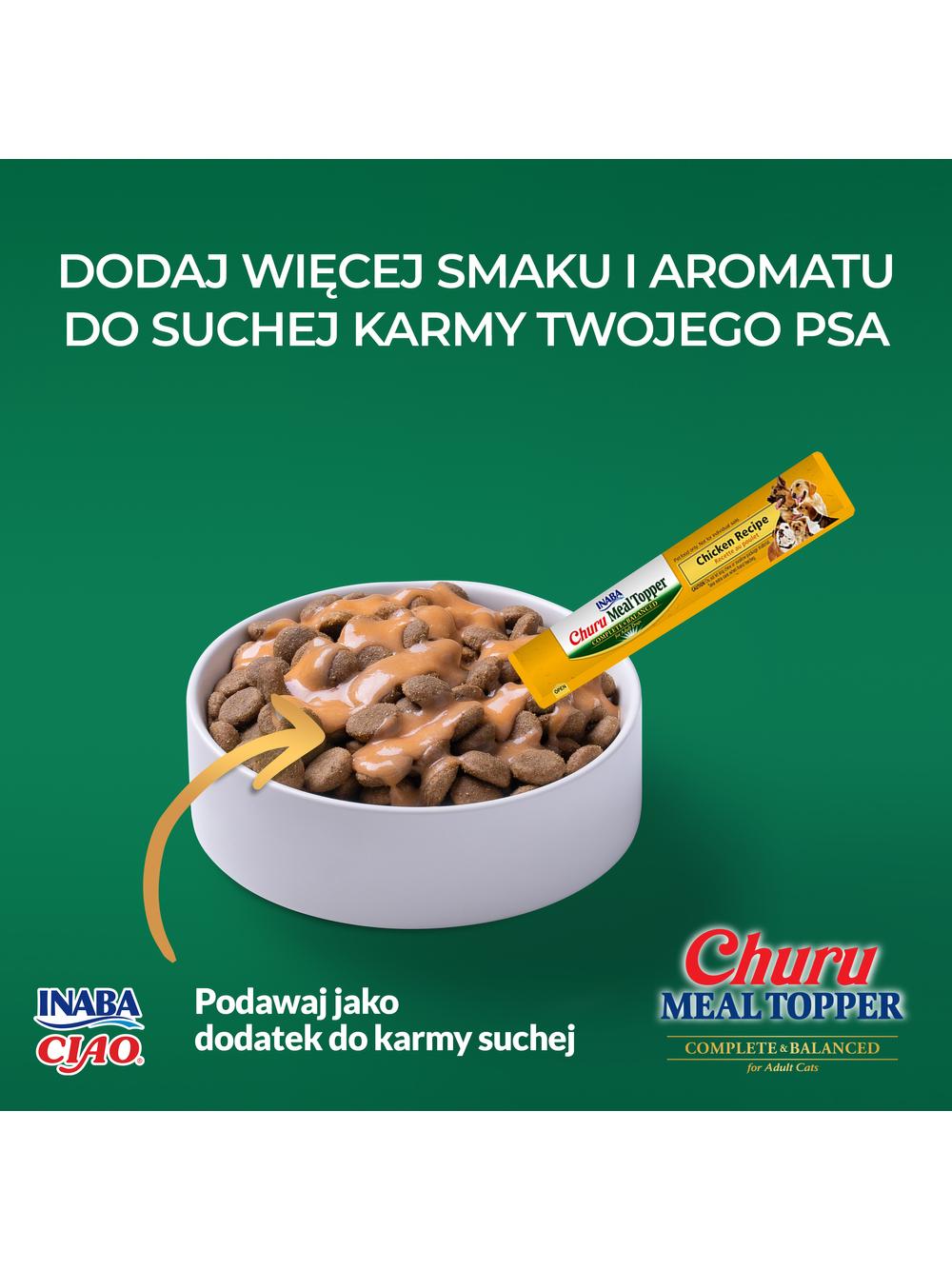 INABA  Dog Meal Topper Chicken Recipe 4x14 (56g)