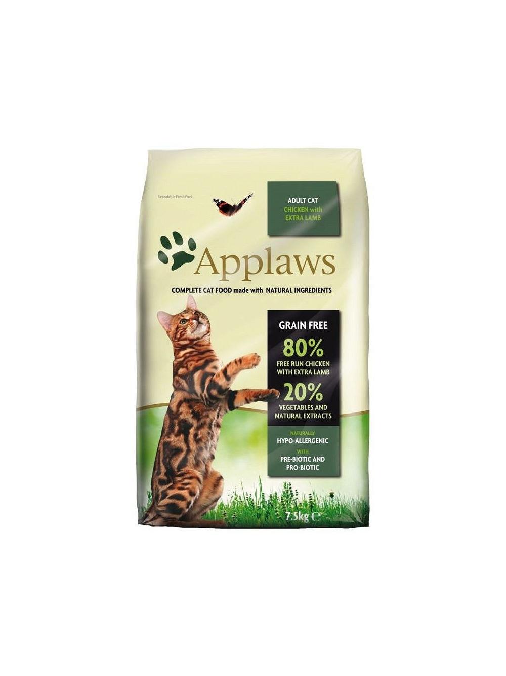 Applaws Adult Chicken with Extra Lamb Sucha Karma dla kota 7,5kg