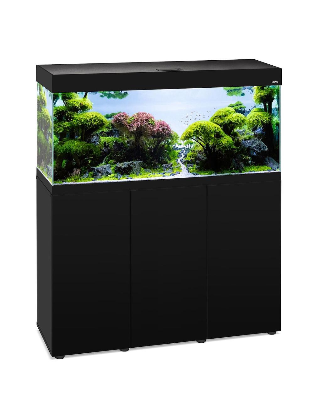 AQUAEL ZESTAW OPTISET 240 CZARNY 2.0+SZAFKA