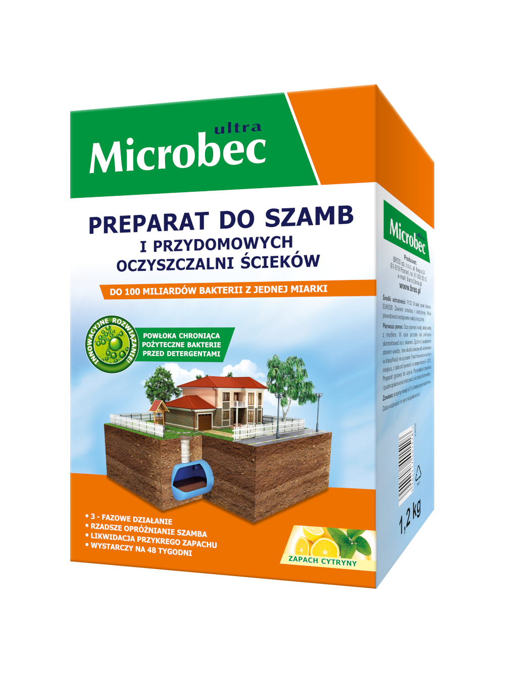 BROS MICROBEC 1,2 KG ULTRA CYTRYNA