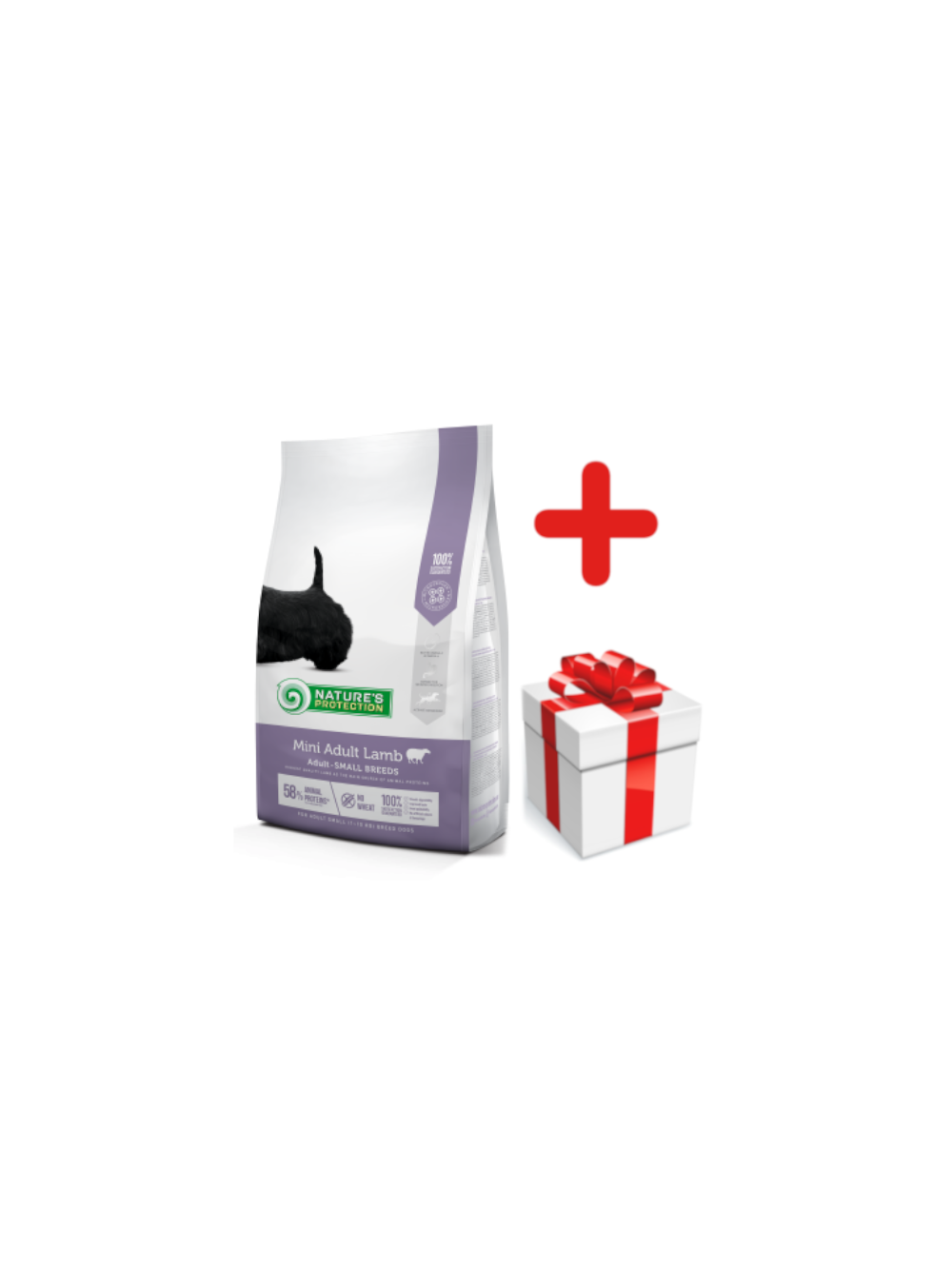 NATURES PROTECTION Mini Adult Lamb 7,5kg + NIESPODZIANKA DLA PSA GRATIS