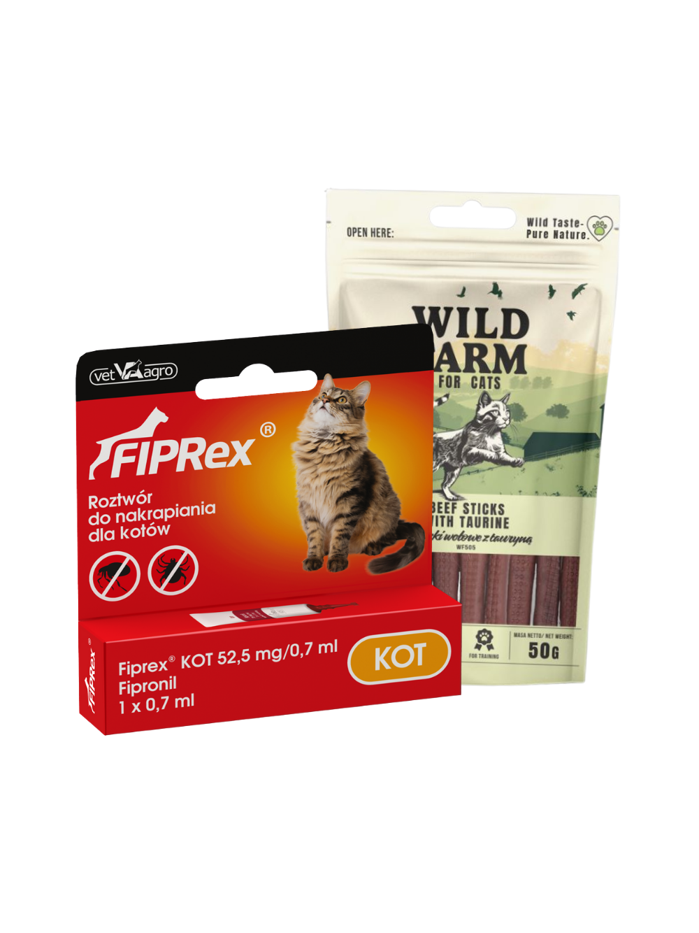 Fiprex KOT, 52,5 mg/0,7 ml, roztwór do nakrapiania dla kotów
