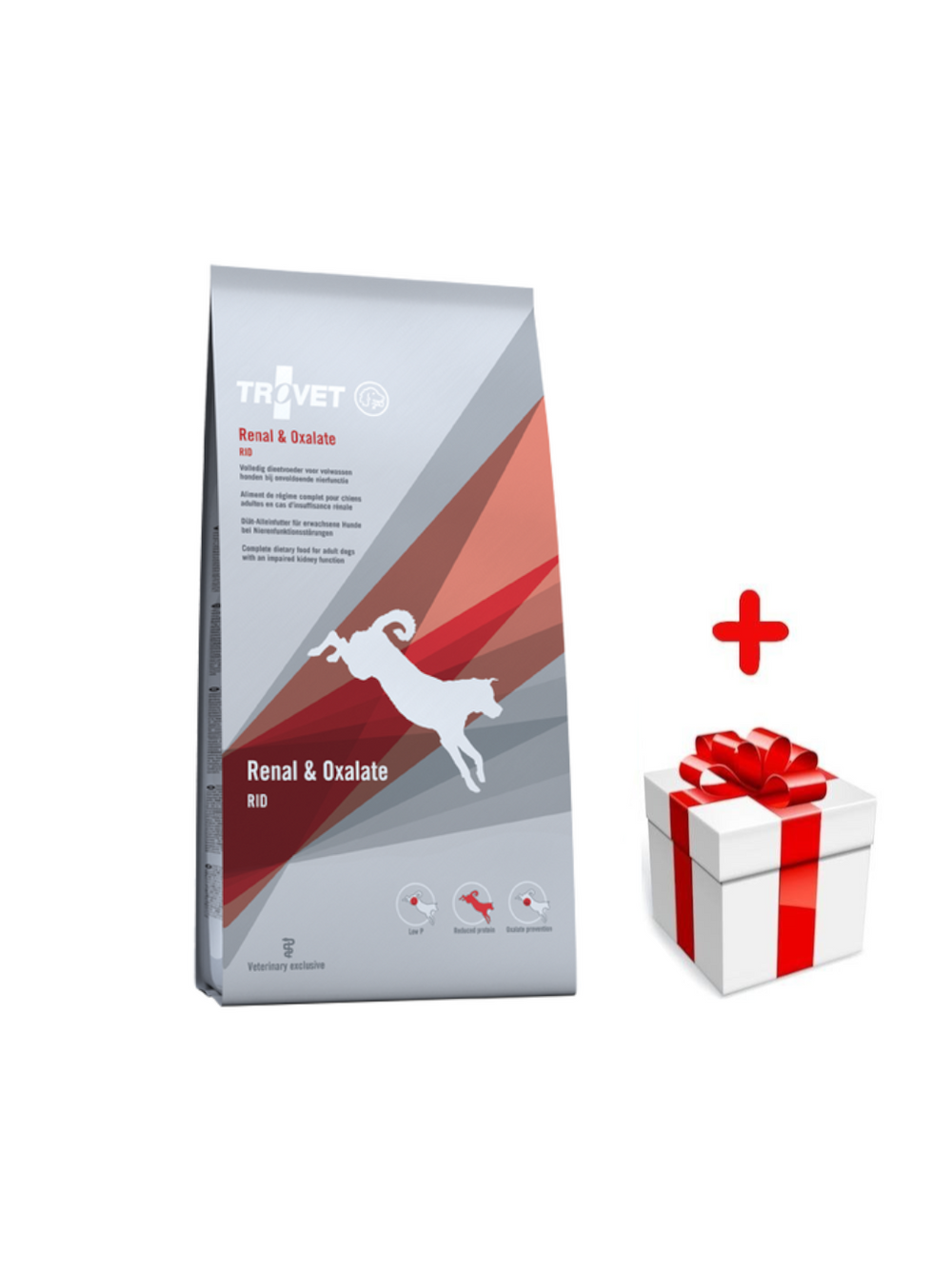TROVET RID Renal & Oxalate (dla psa) 3kg + niespodzianka dla psa GRATIS!