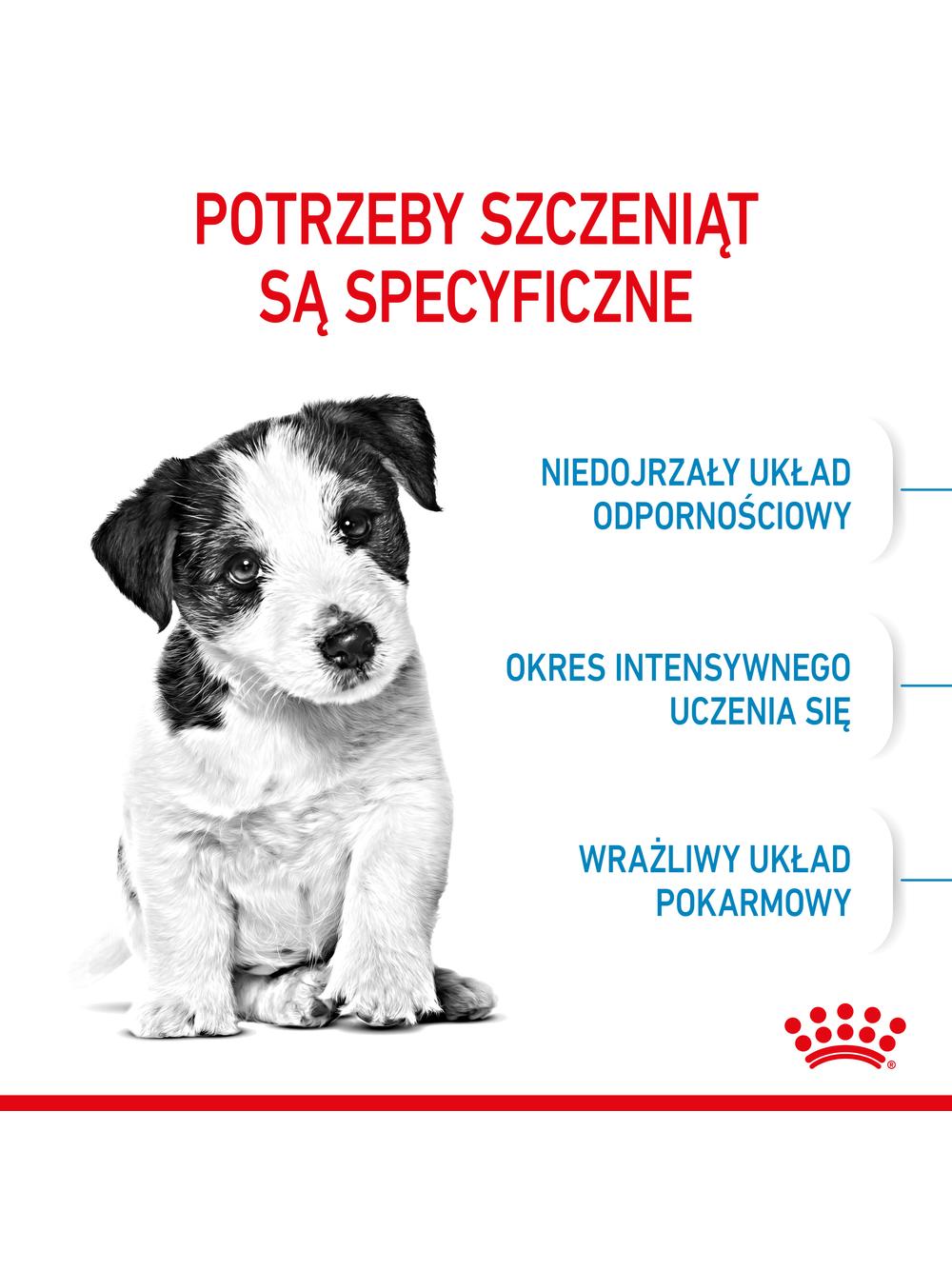 ROYAL CANIN Mini Puppy 2kg karma sucha dla szczeniąt, od 2 do 10 miesiąca życia, ras małych + niespodzianka dla psa GRATIS!