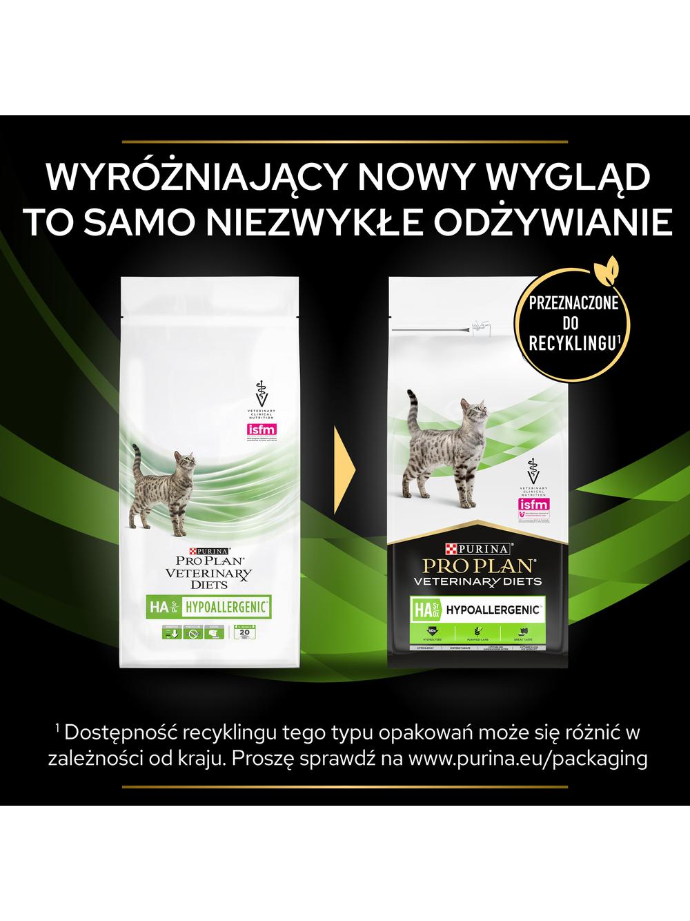 PRO PLAN Veterinary Diets HA St/Ox Hypoallergenic Karma sucha dla kota 3,5kg