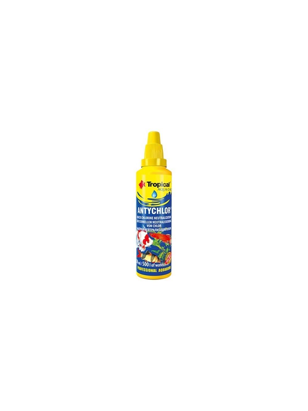 TROPICAL Antychlor 100ml + próbka karmy dla rybek Tropical