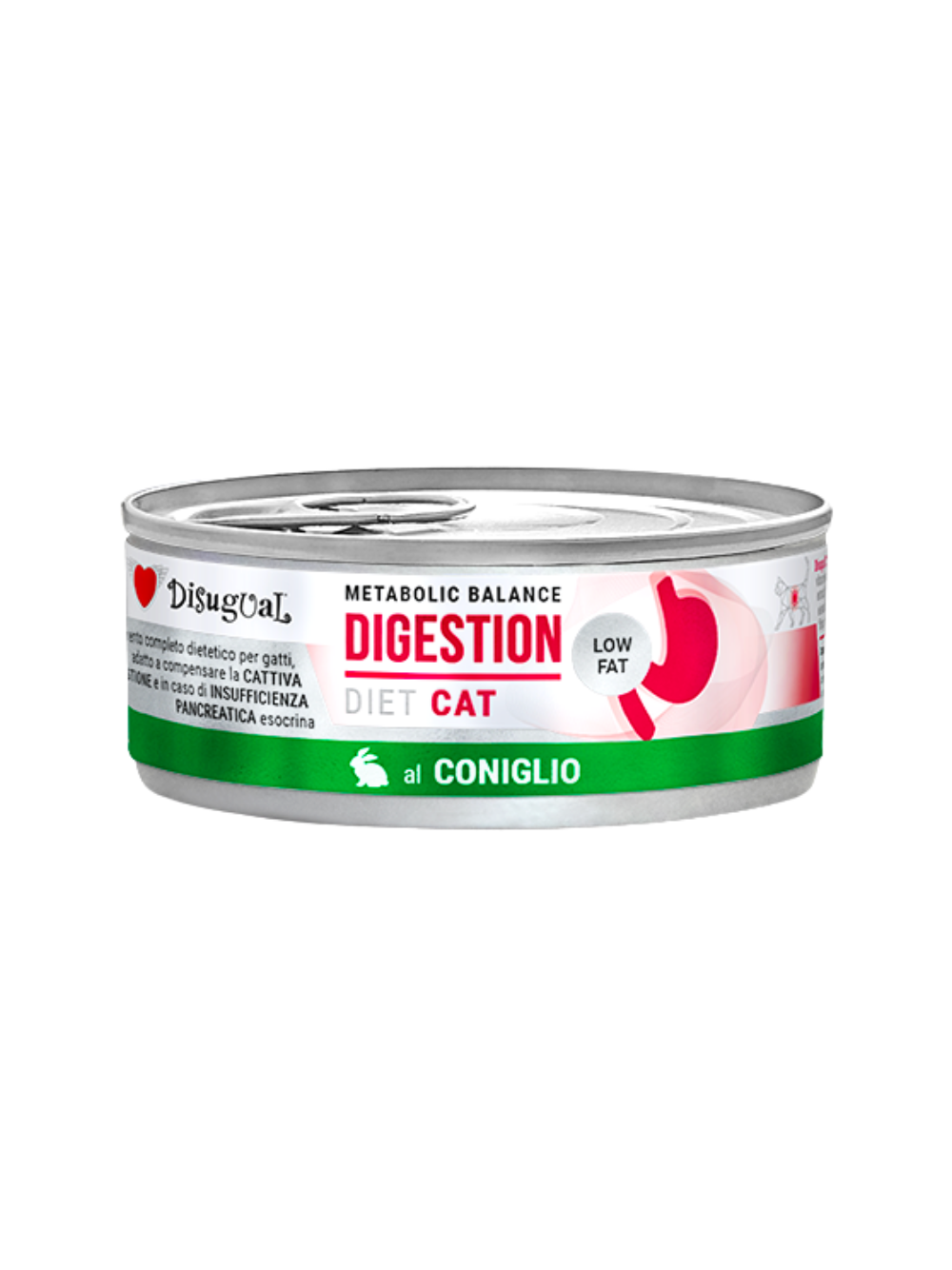 Disugual Karma mokra dla kota Weterynaryjna DIGESTION Królik (dorosły) 85g