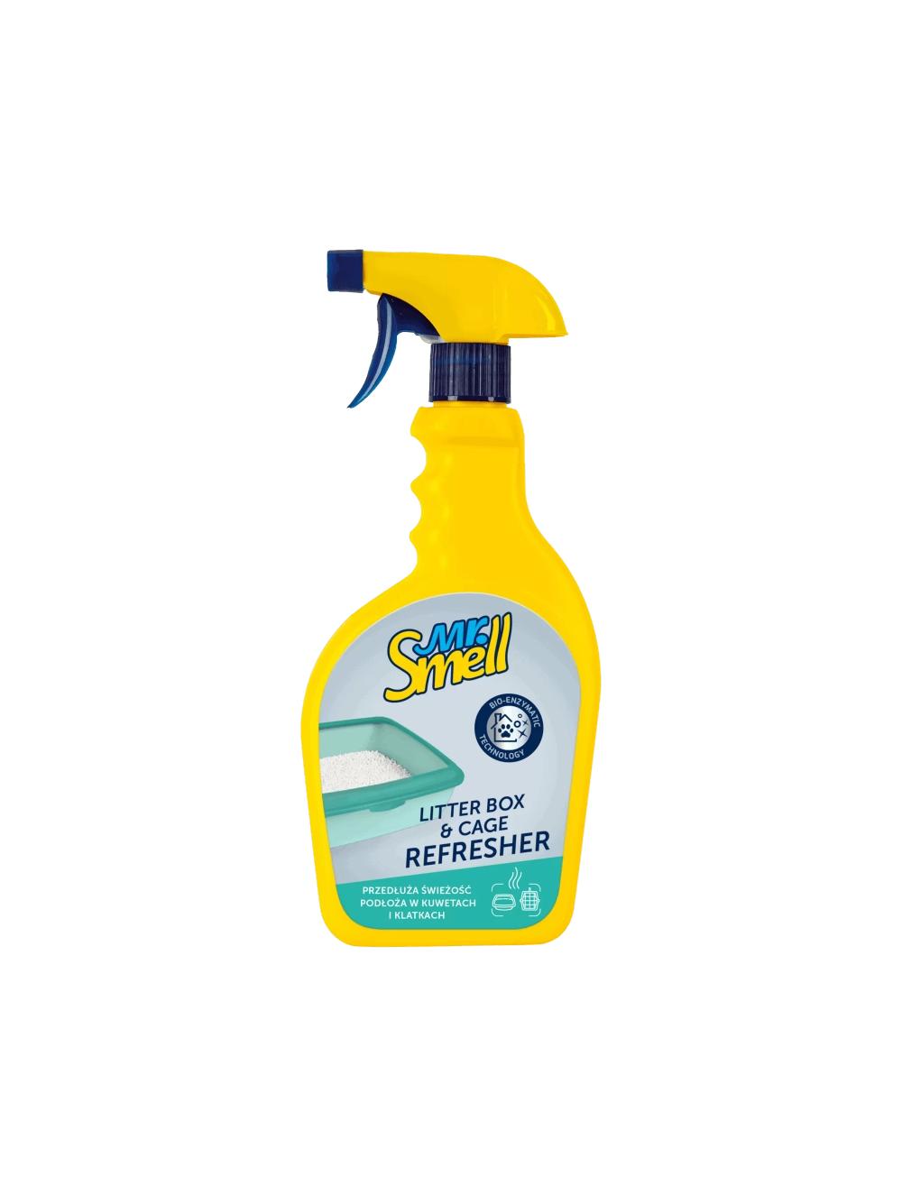 MR SMELL Klatka i Kuweta - preparat do przedłużania świeżości klatek i kuwet - 500ml