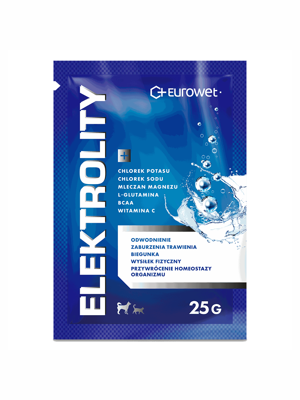 EUROWET Elektrolity dla psa i kota 25g