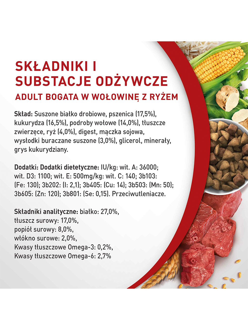 PURINA ONE Mini Adult Wołowina, ryż - sucha karma dla psa - 800g