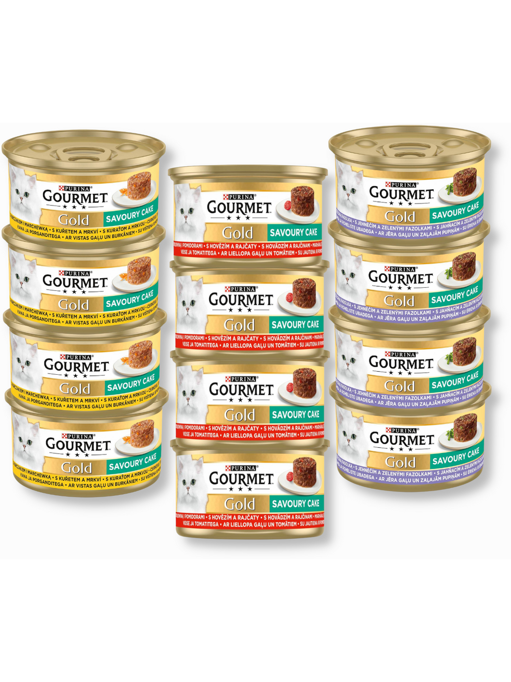 Purina Gourmet Gold kawałki - mix smaków 24x85g