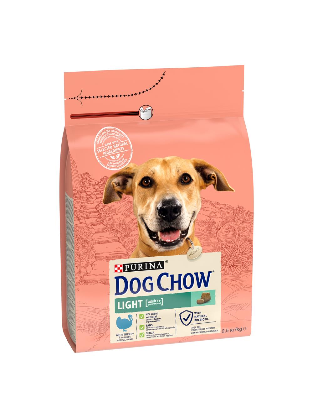 PURINA Dog Chow Adult Light Turkey 2,5kg