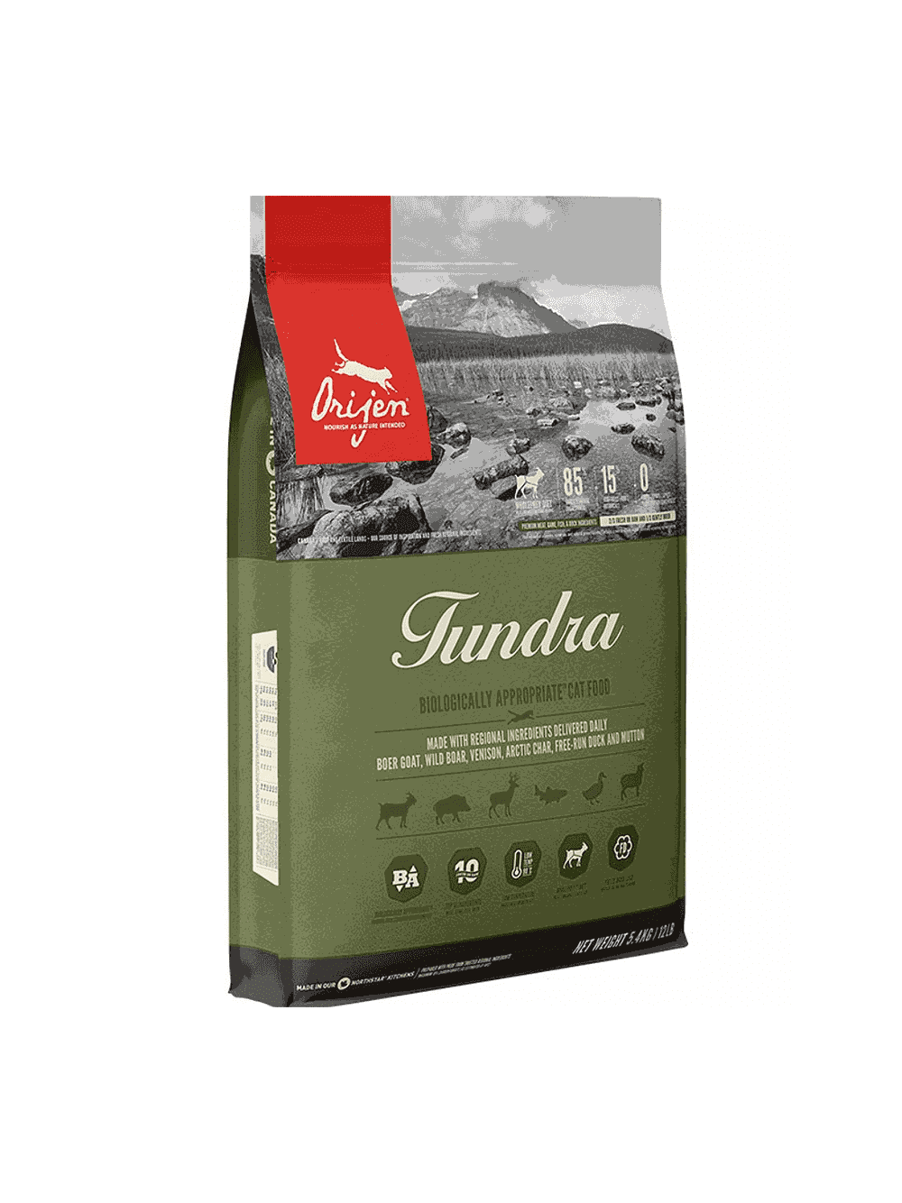 ORIJEN Tundra Cat 5,4kg + niespodzianka dla kota