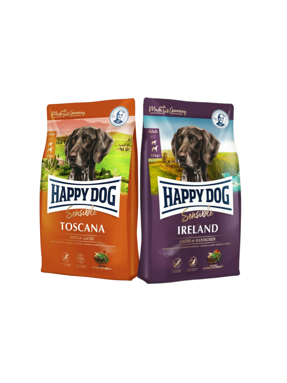 Happy Dog Supreme Toscana 12,5kg + Happy Dog Supreme Sensible Irland 12,5kg