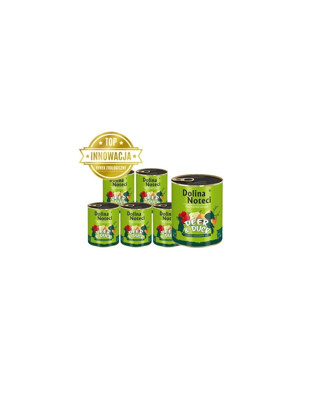 DOLINA NOTECI PREMIUM SUPERFOOD jeleń i kaczka 6x800g