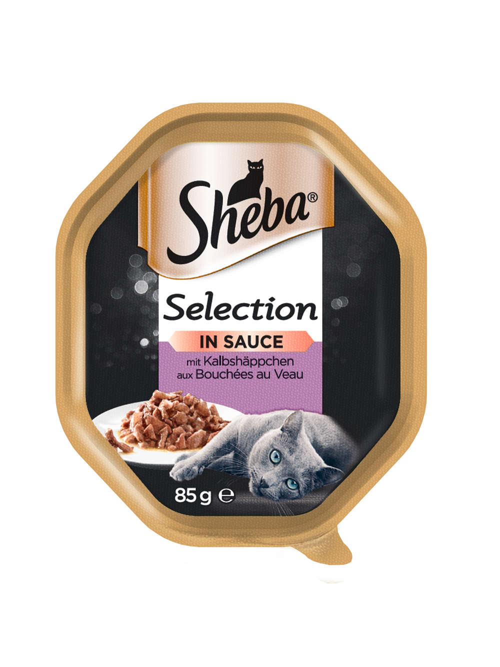 SHEBA® Selection 22x85g z Cielęciną - mokra karma dla kotów w sosie
