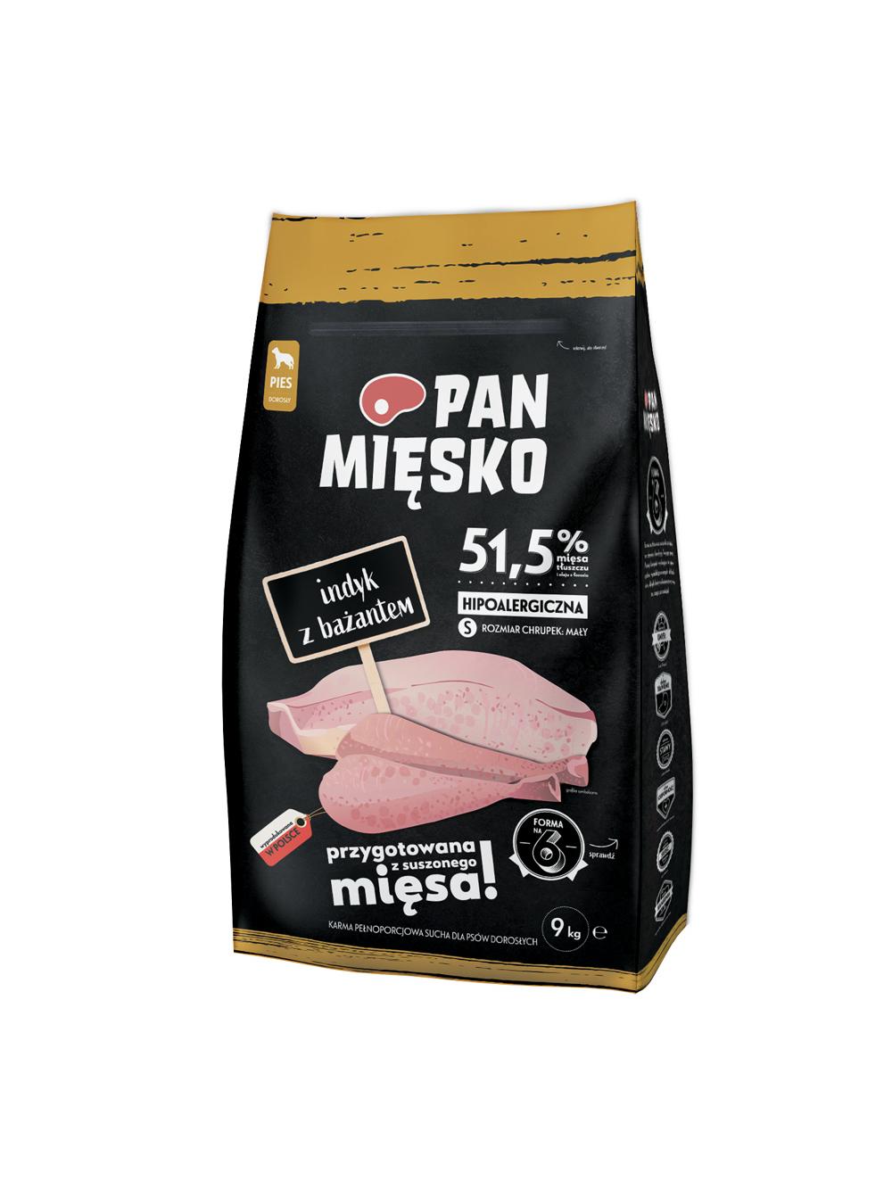 PAN MIĘSKO Indyk z bażantem S 9kg