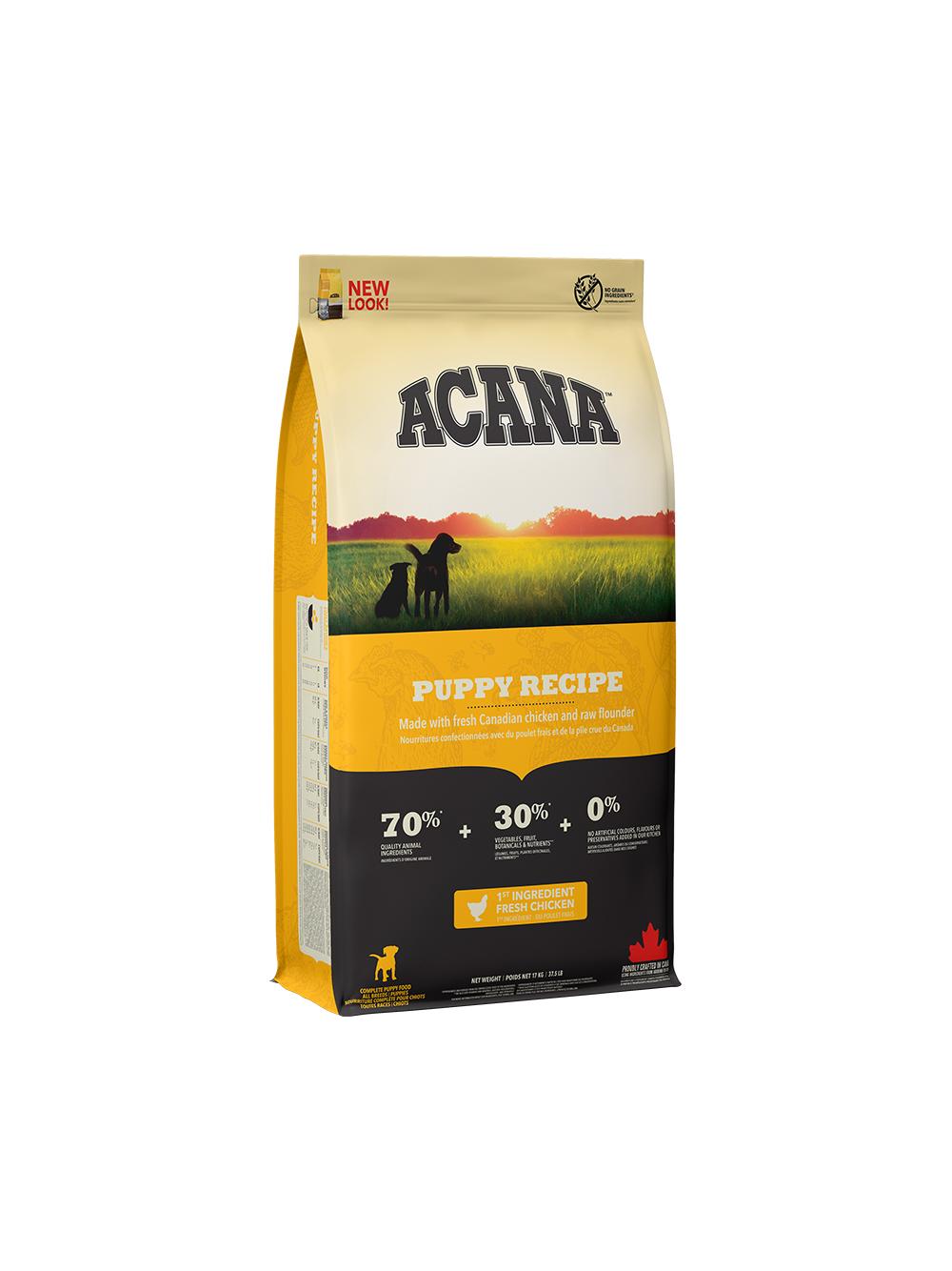 ACANA Puppy Junior 17kg + niespodzianka dla psa GRATIS!