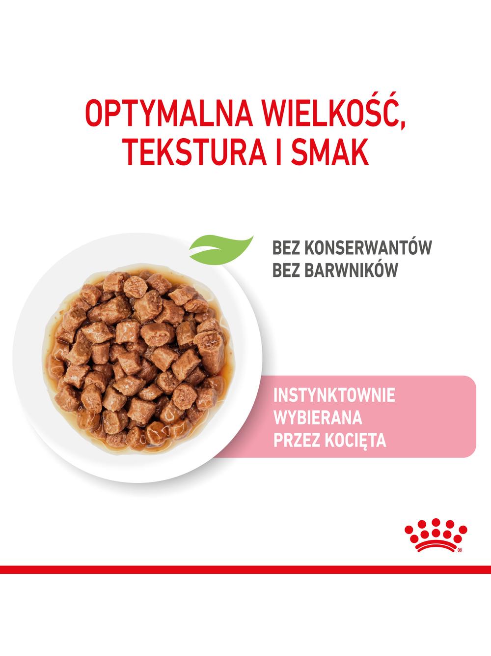 ROYAL CANIN Kitten Instinctive w sosie 12x85g karma mokra w sosie dla kociąt do 12 miesiąca życia +  NIESPODZIANKA DLA KOTA GRATIS!!