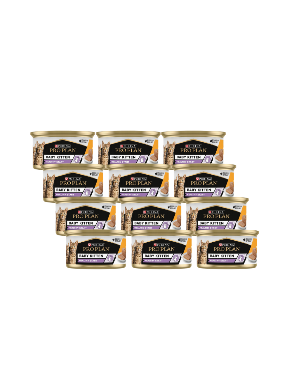 PRO PLAN Baby Kitten Healthy Start 12x85g