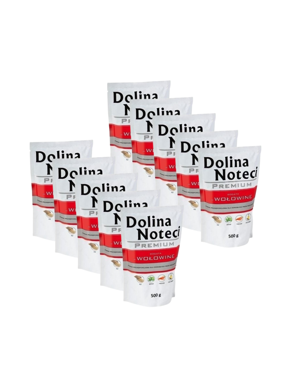 Dolina Noteci PREMIUM bogata w wołowinę 10 x 500g