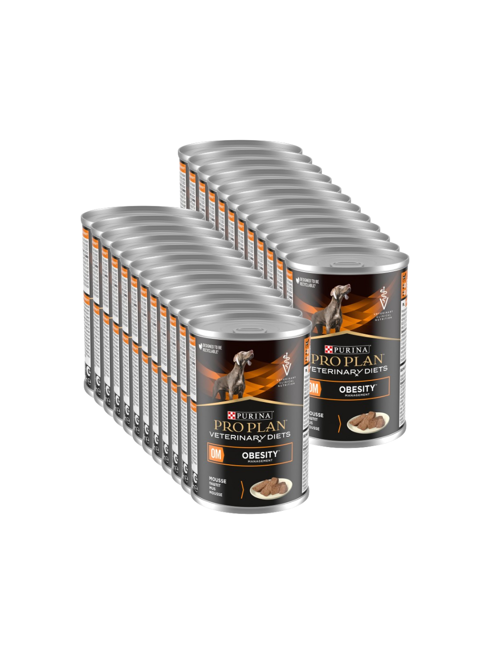 PRO PLAN Veterinary Diets OM Obesity Management Karma mokra dla psa mus 24x400g