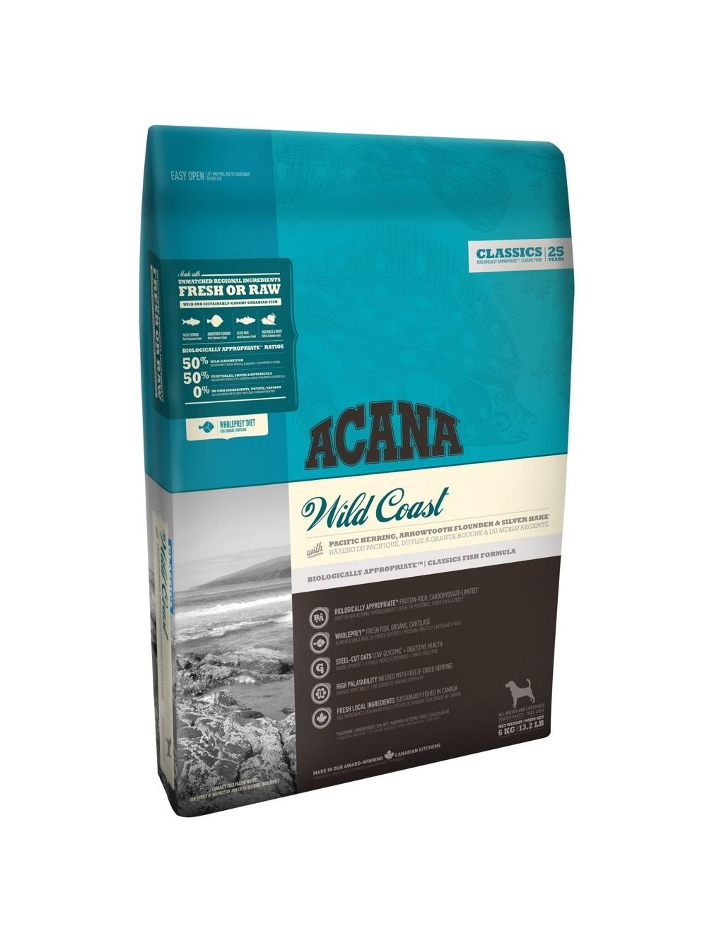 ACANA Wild Coast 2kg + niespodzianka dla psa GRATIS!