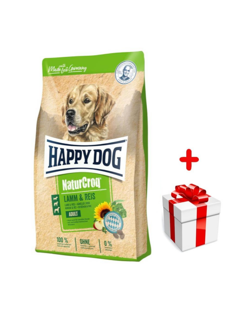 Happy Dog NaturCroq Jagnięcina i ryż 15kg + niespodzianka dla psa GRATIS!