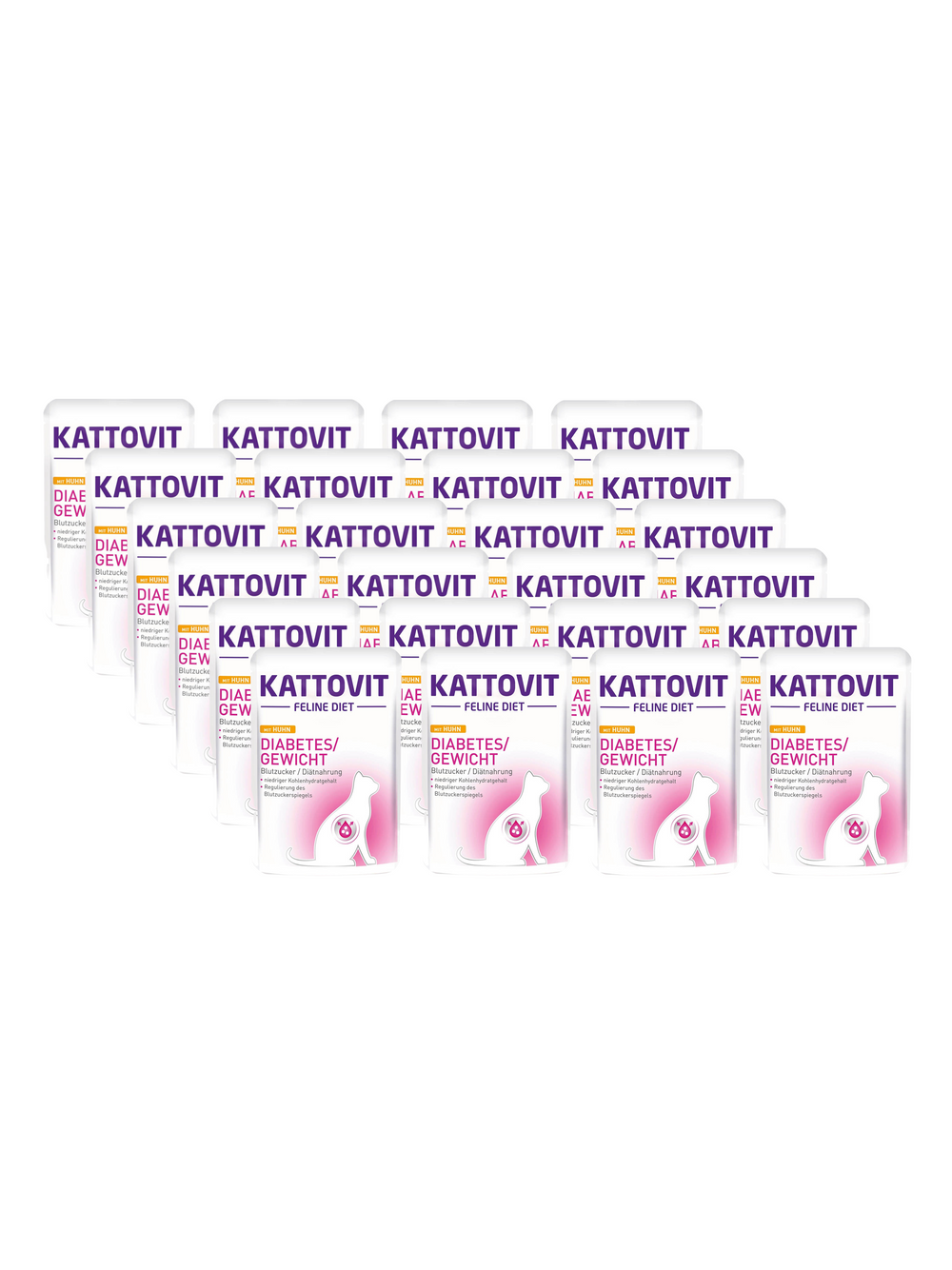 Kattovit Diabetes/Gewicht kurczak 24x85g saszetka