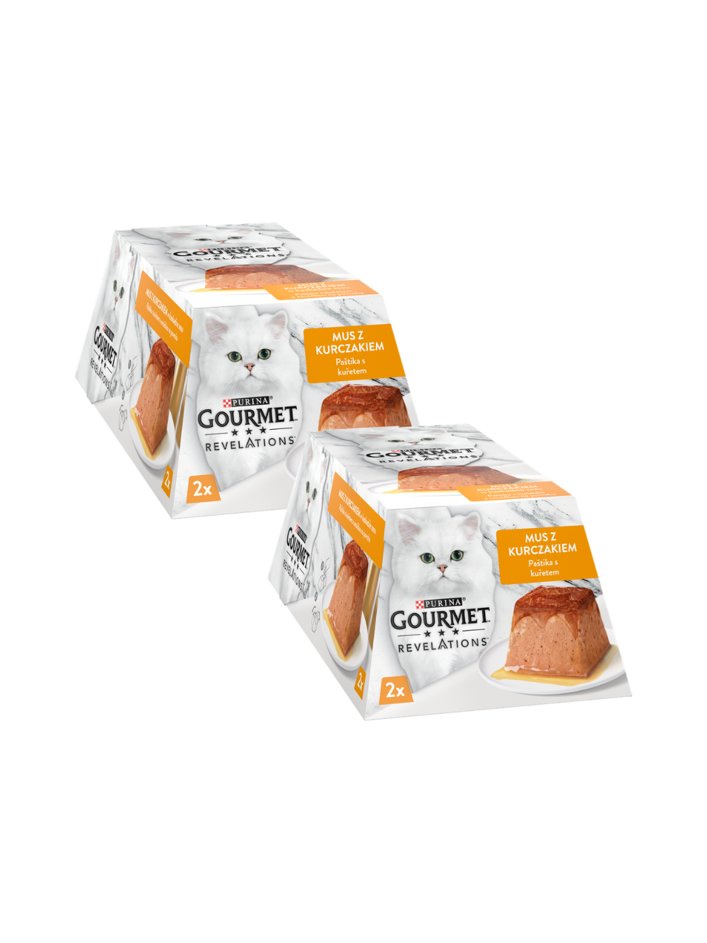GOURMET Revelations Mus z Kurczakiem w kaskadzie sosu 4x57g (2x2x57g)