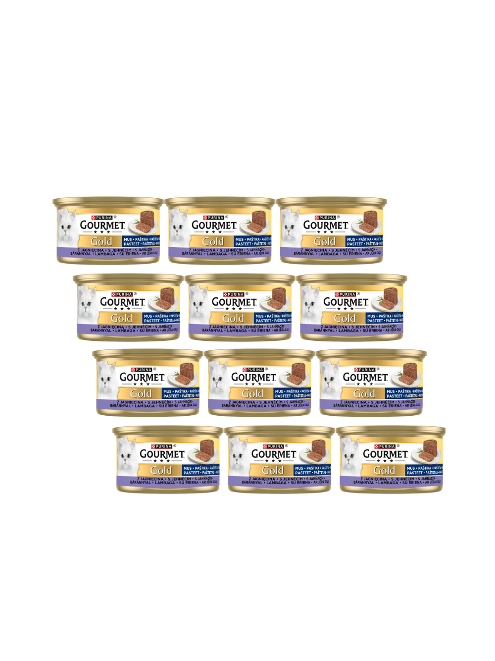 Purina Gourmet Gold mus z jagnięciną 12x85g