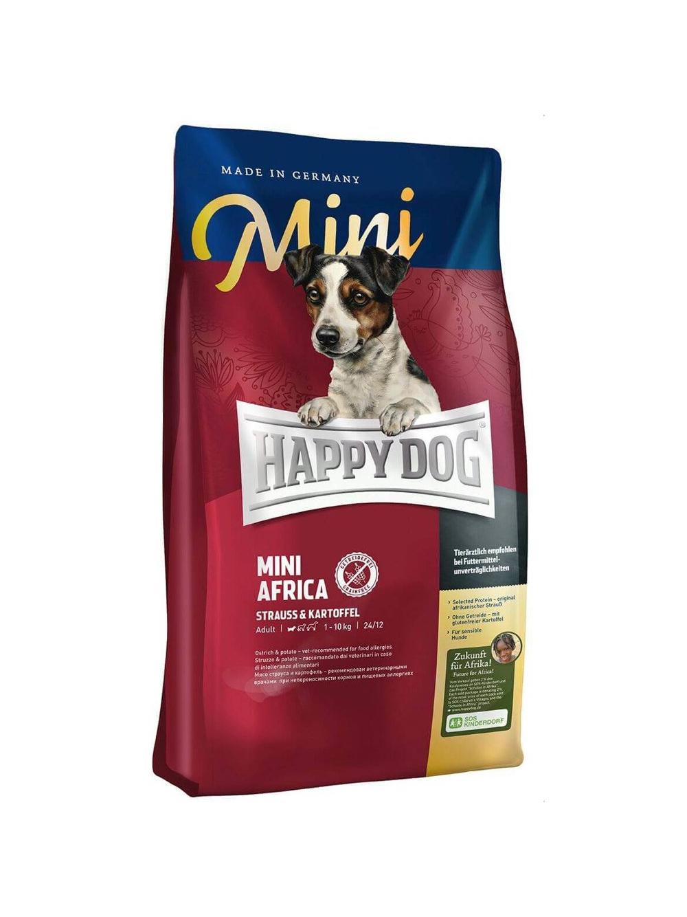 Happy Dog Mini Africa 4 kg + niespodzianka dla psa GRATIS!