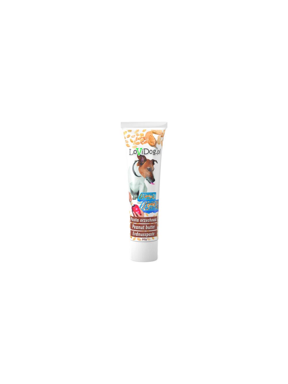 Lovi Dog Snack Premium Peanut Butter - naturalne masło orzechowe dla psa 90g
