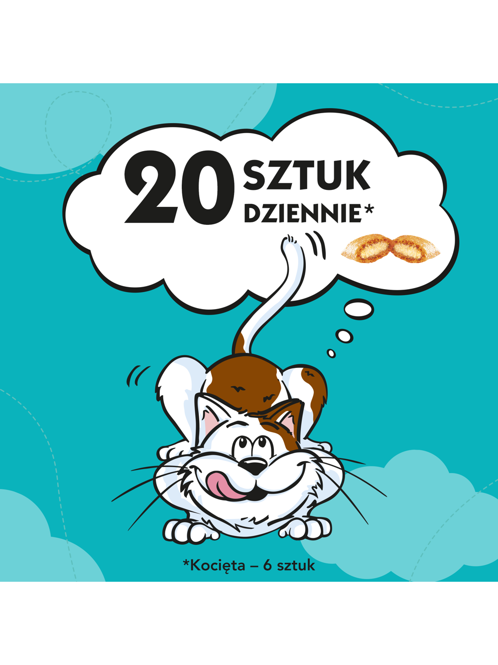 DREAMIES 60g –przysmak dla kota, o smaku wybornego łososia