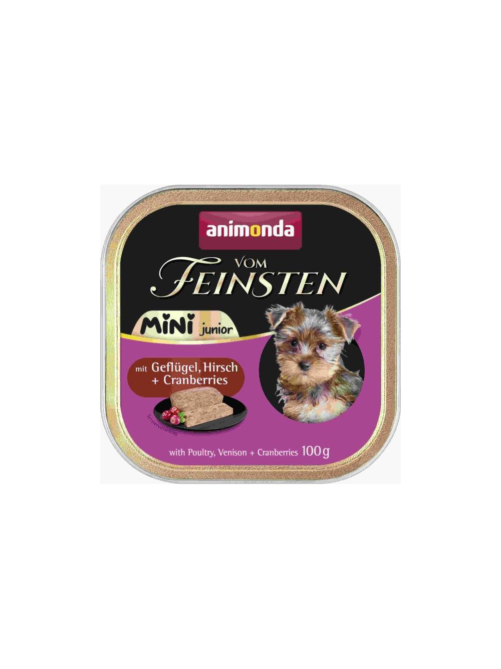 ANIMONDA Vom Feinsten mini junior drób/jeleń 32x100g