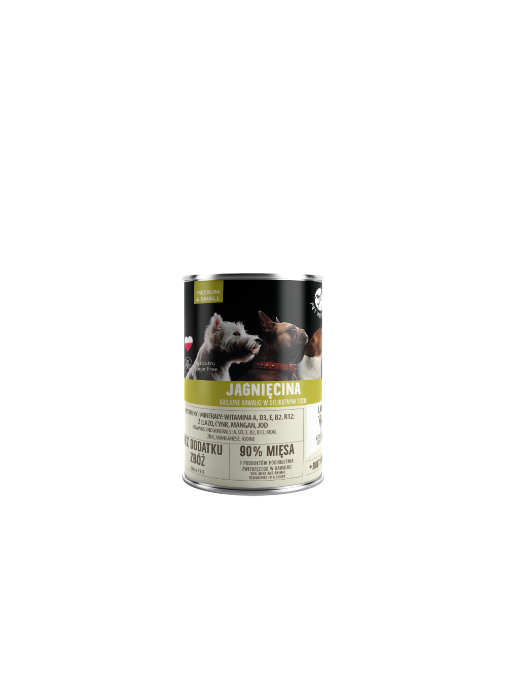 PetRepublic kawałki w sosie z jagnięciną 6x400g