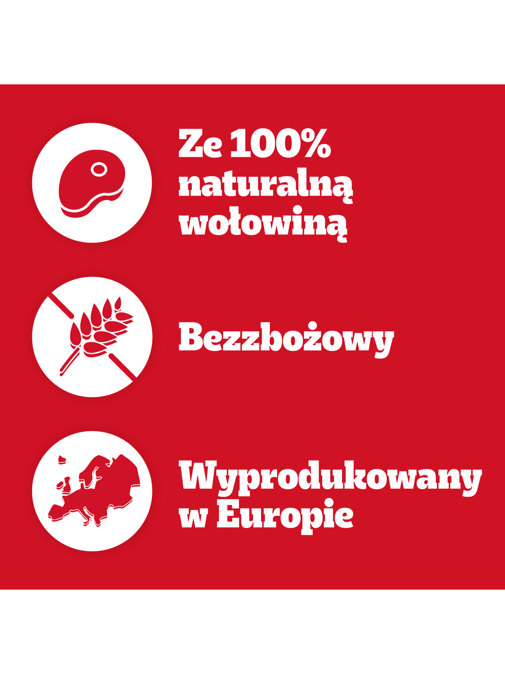 PEDIGREE Ranchos bezzbożowe przysmaki dla psa z wołowiną 7x70g