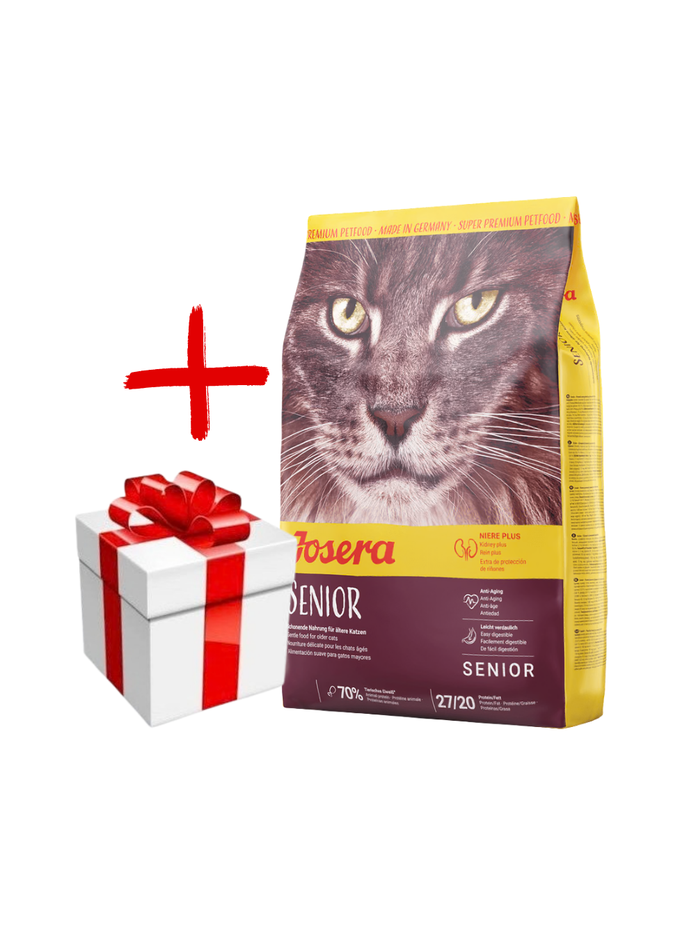 JOSERA Senior 2kg + NIESPODZIANKA DLA KOTA GRATIS!