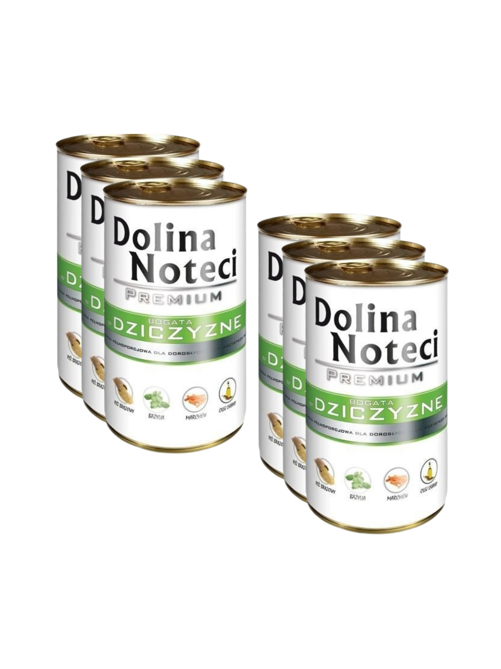 Dolina Noteci PREMIUM bogata w dziczyznę 6 x 400g