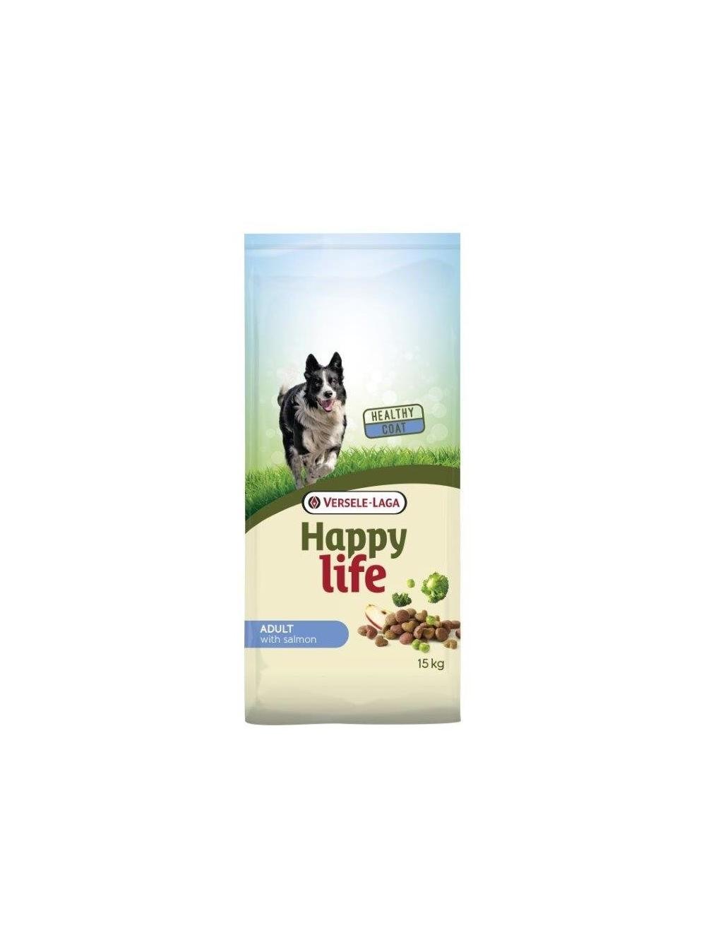 VERSELE-LAGA Happy Life Adult Salmon 15kg  + niespodzianka dla psa GRATIS!